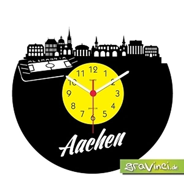 Aachen-Deutsche Skylines, Vinyl Schallplattenuhr