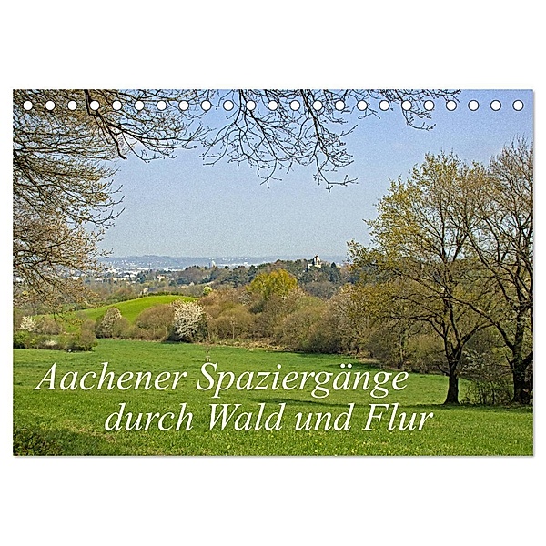 Aachener Spaziergänge durch Wald und Flur (Tischkalender 2025 DIN A5 quer), CALVENDO Monatskalender, Calvendo, Gisela Braunleder