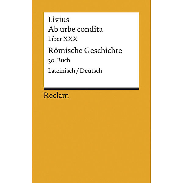 Ab urbe condita / Römische Geschichte.Buch.30, Livius