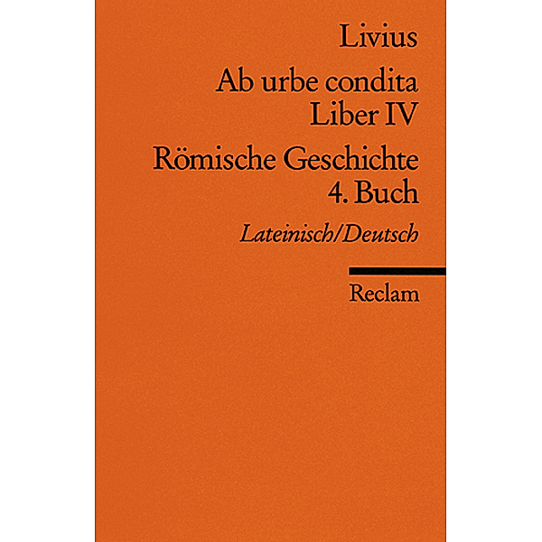 Ab urbe condita. Römische Geschichte.Buch.4, Livius