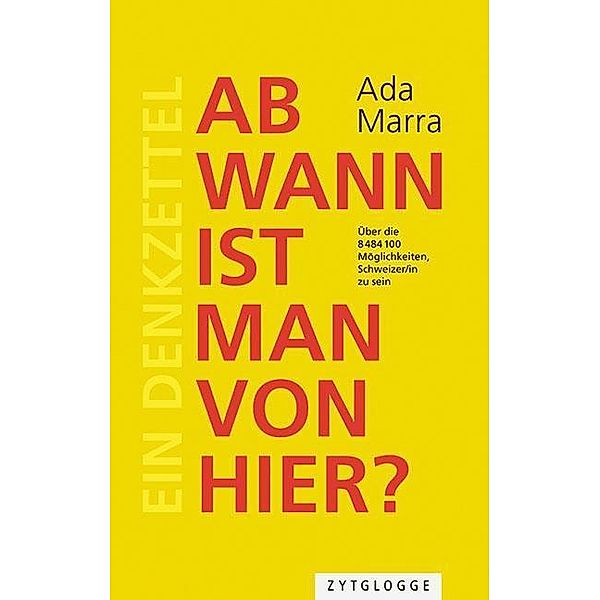 Ab wann ist man von hier?, Ada Marra