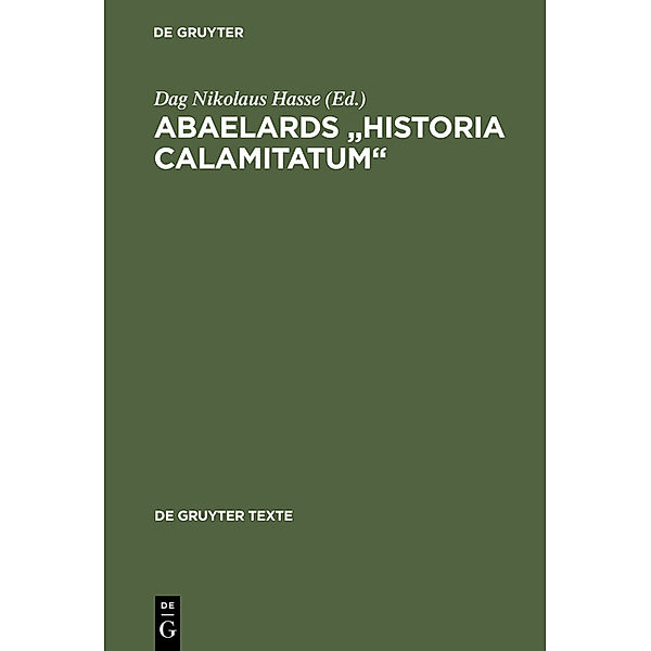 Abaelards 'Historia calamitatum'