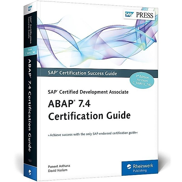 ABAP 7.4 Certification Guide-SAP Certified Development Associate, Puneet Asthana, David Haslam