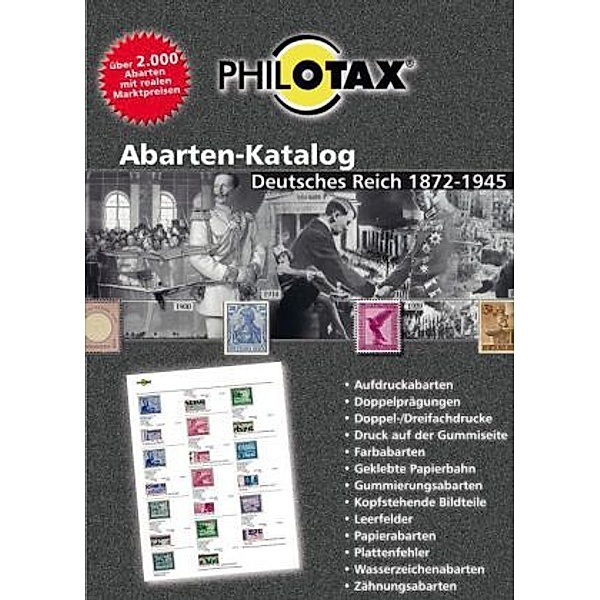 Abarten-Katalog Deutsches Reich 1. Auflage