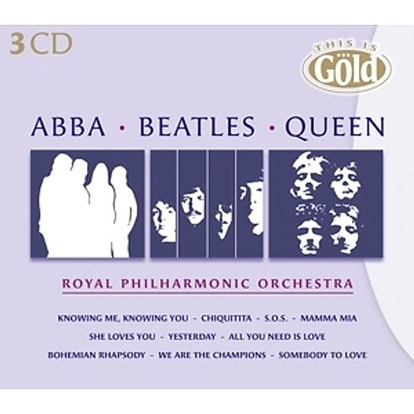 ABBA - Beatles - Queen, 3 CDs, Rpo