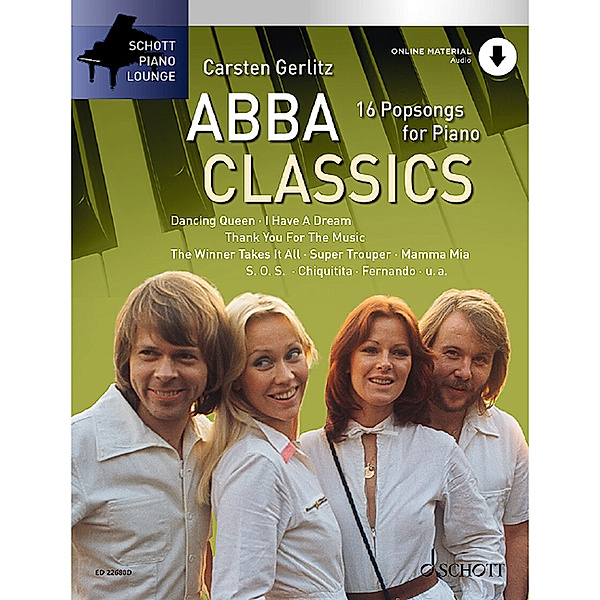 ABBA Classics: 16 Popsongs for Piano. Klavier. (Schott Piano Lounge)