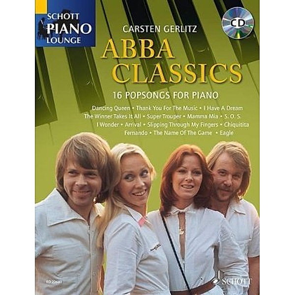 Abba Classics, for Piano, m. Audio-CD, Abba