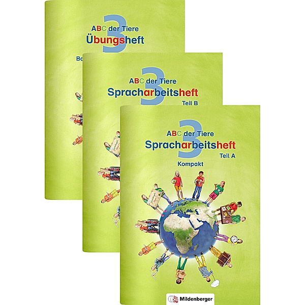 ABC der Tiere 3 - 3. Schuljahr, Spracharbeitsheft Kompakt, 3 Bde., Klaus Kuhn