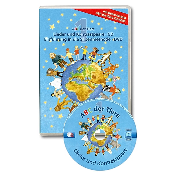 ABC der Tiere: ABC der Tiere - Lieder und Kontrastpaare, Audio-CD, Audio-CD + Der Film, DVD