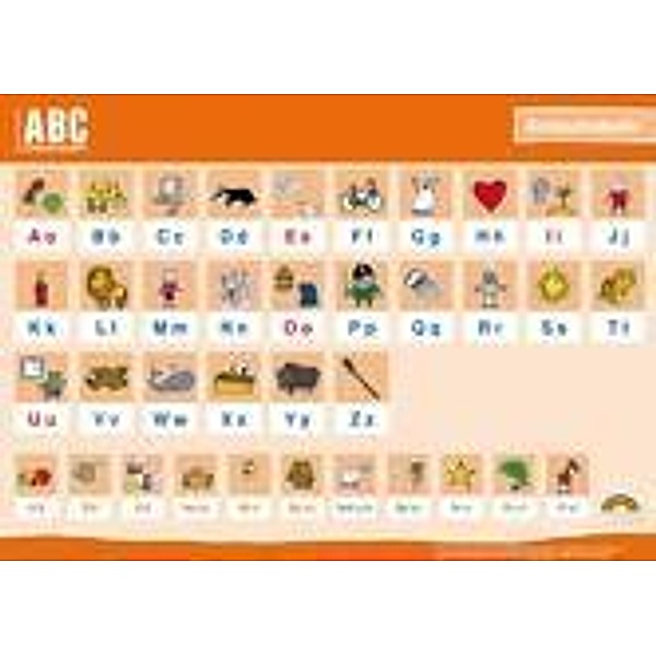 ABC Lernlandschaft. Anlaut-Tabelle (10er-Paket DIN A4) 1. Schuljahr