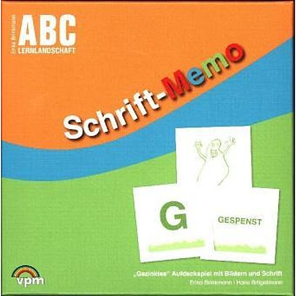 ABC-Lernlandschaft: Schrift-Memo. Ein Aufdeckspiel mit Bild und Schrift, Erika Brinkmann, Hans Brügelmann