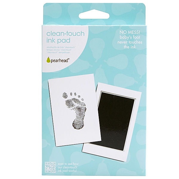 Pearhead Abdruck-Set CLEAN TOUCH INK PAD in schwarz
