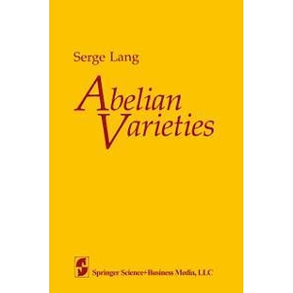 Abelian Varieties, S. Lang