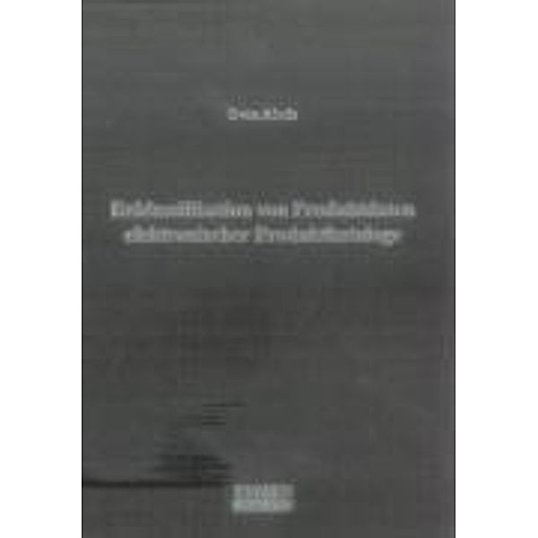 Abels, S: Reklassifikation von Produktdaten elektronischer P, Sven Abels