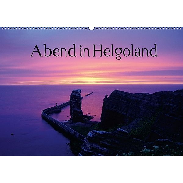 Abend in Helgoland (Wandkalender 2014 DIN A2 quer), kattobello