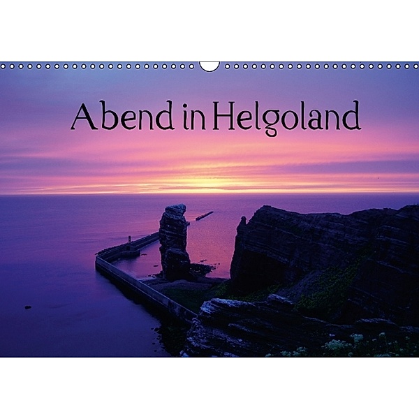 Abend in Helgoland (Wandkalender 2014 DIN A3 quer), kattobello