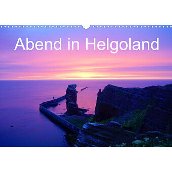 Abend in Helgoland (Wandkalender 2022 DIN A3 quer), Kattobello