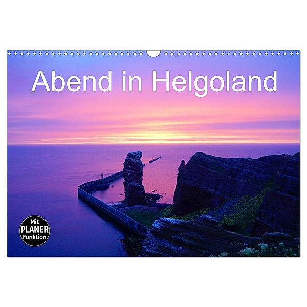 Abend in Helgoland (Wandkalender 2024 DIN A3 quer), CALVENDO Monatskalender, Kattobello