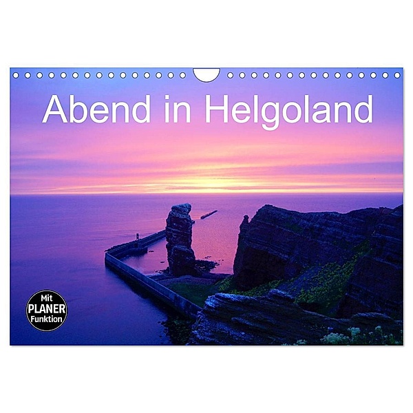 Abend in Helgoland (Wandkalender 2024 DIN A4 quer), CALVENDO Monatskalender, Kattobello