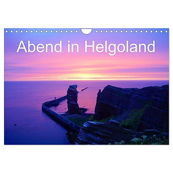 Abend in Helgoland (Wandkalender 2024 DIN A4 quer), CALVENDO Monatskalender, Kattobello