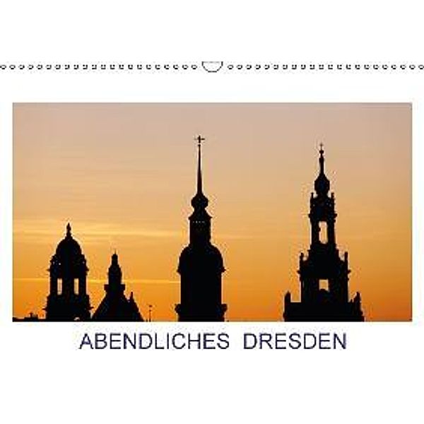 Abendliches Dresden / CH-Version (Wandkalender 2015 DIN A3 quer), Thomas Jäger