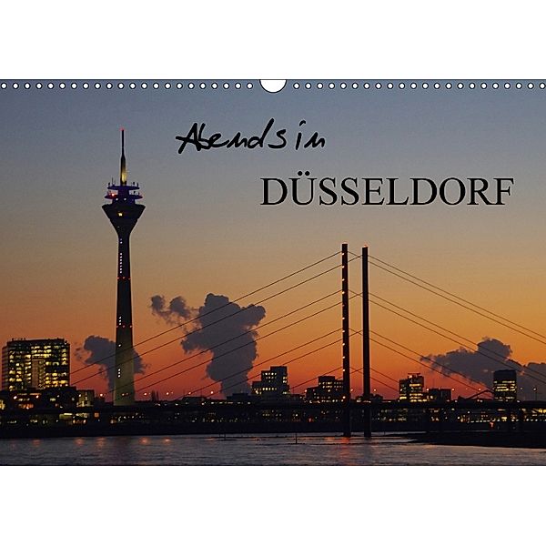 Abends in Düsseldorf (Wandkalender 2018 DIN A3 quer), Klaus FRöhlich