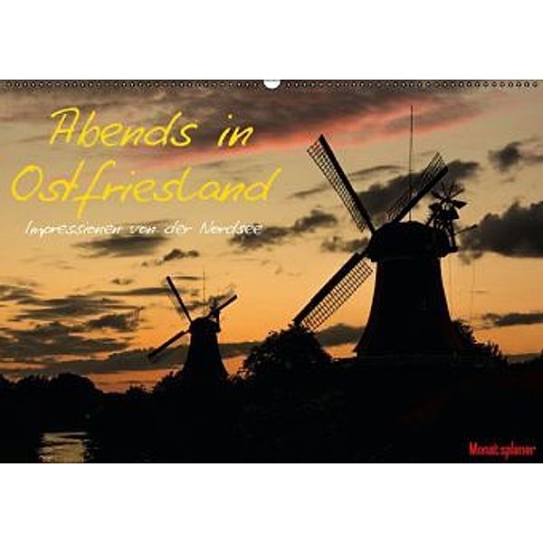 Abends in Ostfriesland (Wandkalender 2016 DIN A2 quer), Marcel Wenk