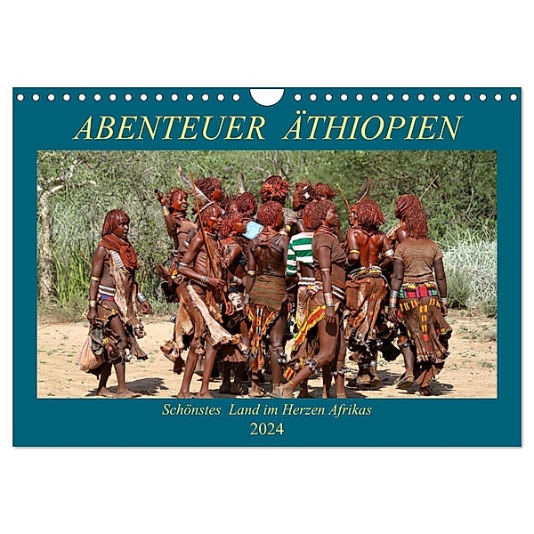 Abenteuer Äthiopien (Wandkalender 2024 DIN A4 quer), CALVENDO Monatskalender, Roland Brack