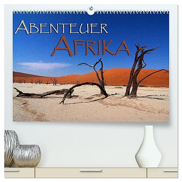 Abenteuer Afrika (hochwertiger Premium Wandkalender 2024 DIN A2 quer), Kunstdruck in Hochglanz, Gerald Pohl