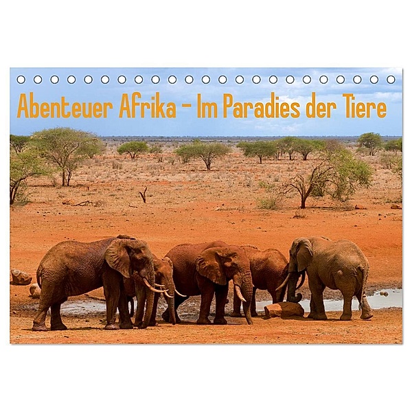 Abenteuer Afrika - Im Paradies der Tiere (Tischkalender 2024 DIN A5 quer), CALVENDO Monatskalender, Daniel Rohr