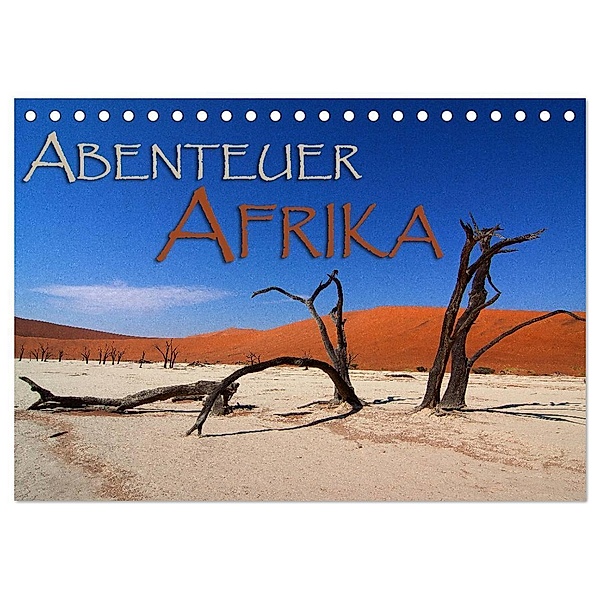 Abenteuer Afrika (Tischkalender 2024 DIN A5 quer), CALVENDO Monatskalender, Gerald Pohl