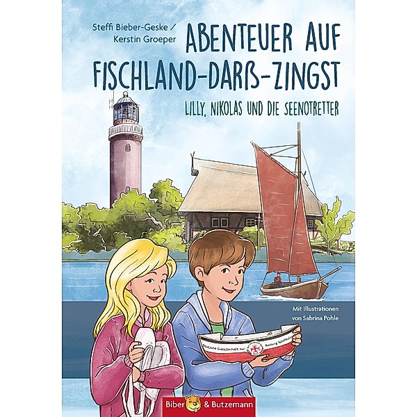 Abenteuer auf Fischland-Darß-Zingst - Lilly, Nikolas und die Seenotretter, Steffi Bieber-Geske, Kerstin Gröper