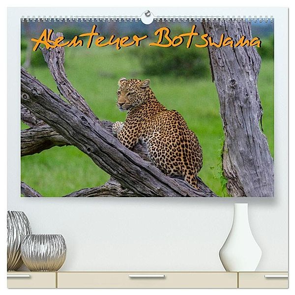 Abenteuer Botswana Afrika - Adventure Botswana (hochwertiger Premium Wandkalender 2024 DIN A2 quer), Kunstdruck in Hochglanz, Frank Struckmann