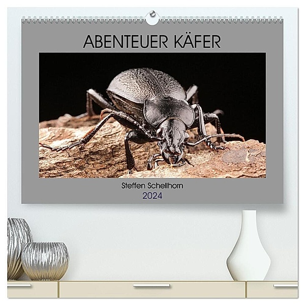 ABENTEUER KÄFER (hochwertiger Premium Wandkalender 2024 DIN A2 quer), Kunstdruck in Hochglanz, Steffen Schellhorn