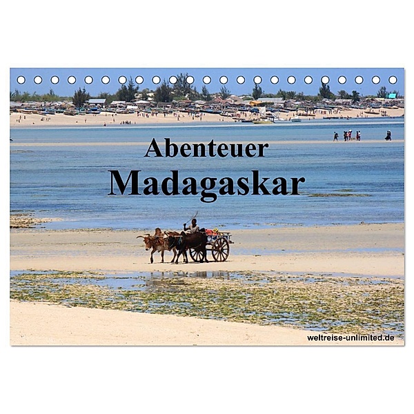 Abenteuer Madagaskar (Tischkalender 2024 DIN A5 quer), CALVENDO Monatskalender, weltreise-unlimited.de