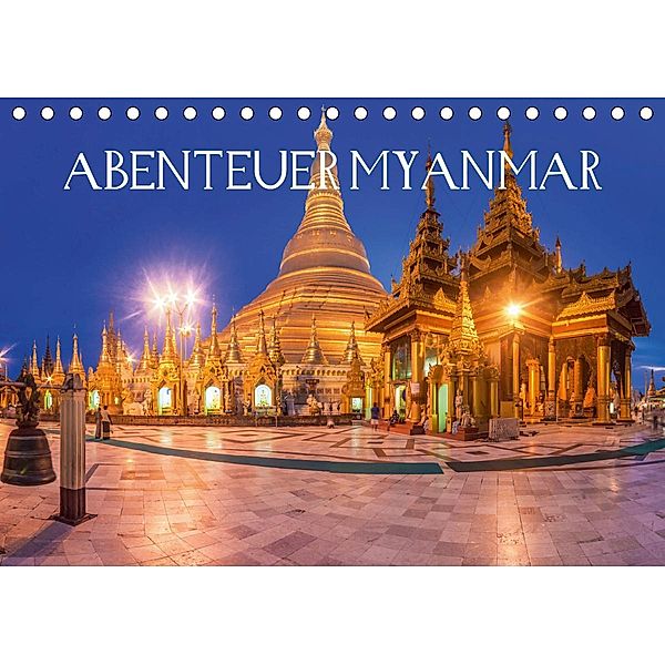 Abenteuer Myanmar (Tischkalender 2021 DIN A5 quer), Jean Claude Castor I 030mm-photography