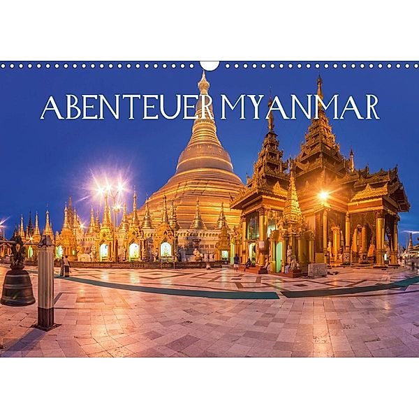 Abenteuer Myanmar (Wandkalender 2021 DIN A3 quer), Jean Claude Castor I 030mm-photography