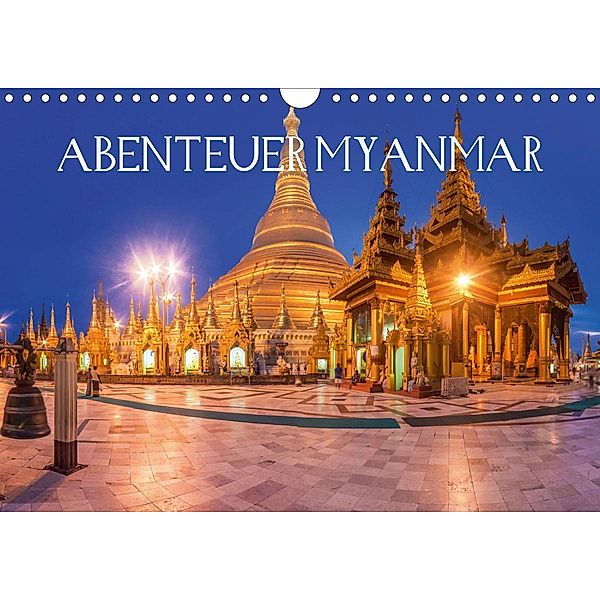 Abenteuer Myanmar (Wandkalender 2021 DIN A4 quer), Jean Claude Castor I 030mm-photography