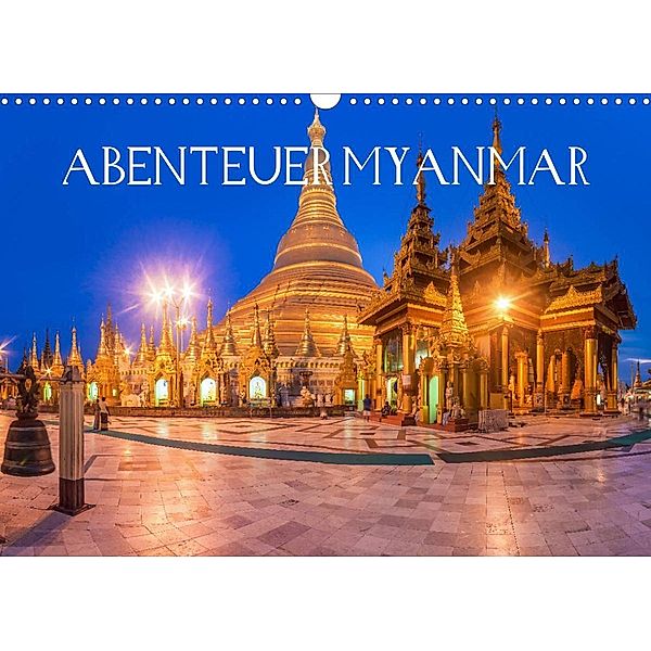 Abenteuer Myanmar (Wandkalender 2023 DIN A3 quer), Jean Claude Castor I 030mm-photography