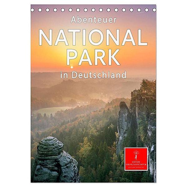 Abenteuer Nationalpark in Deutschland (Tischkalender 2024 DIN A5 hoch), CALVENDO Monatskalender, Peter Roder