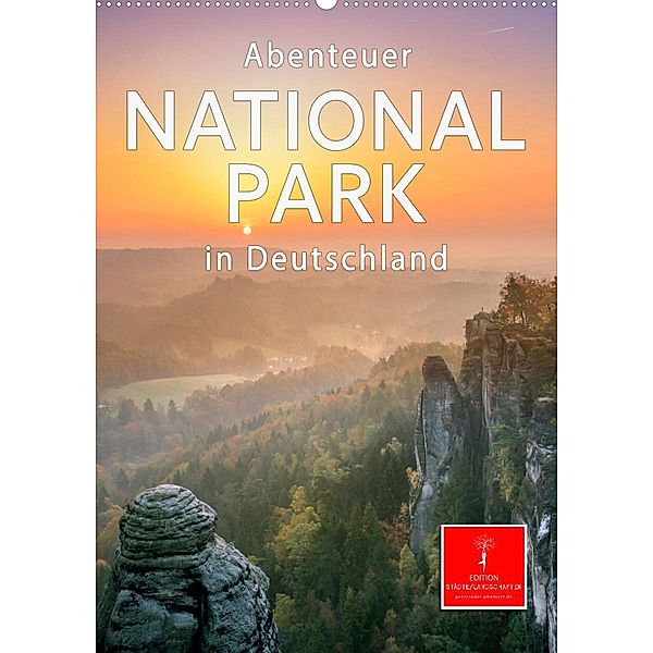 Abenteuer Nationalpark in Deutschland (Wandkalender 2023 DIN A2 hoch), Peter Roder