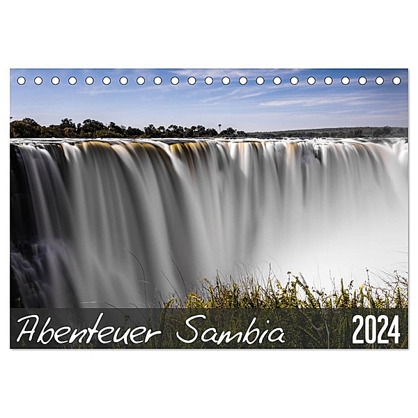 Abenteuer Sambia (Tischkalender 2024 DIN A5 quer), CALVENDO Monatskalender, Carsten und Stefanie Krüger