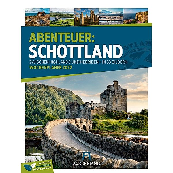 Abenteuer Schottland - Wochenplaner Kalender 2022