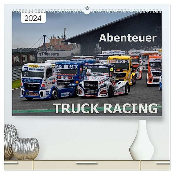 Abenteuer TRUCK RACING (hochwertiger Premium Wandkalender 2024 DIN A2 quer), Kunstdruck in Hochglanz, Dieter Wilczek