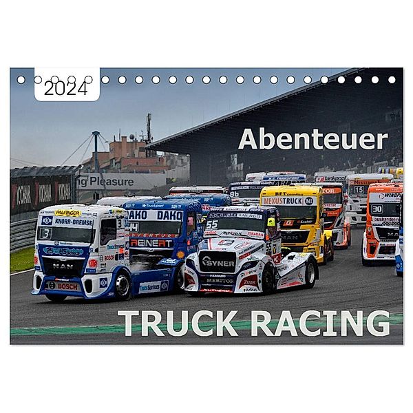 Abenteuer TRUCK RACING (Tischkalender 2024 DIN A5 quer), CALVENDO Monatskalender, Dieter Wilczek