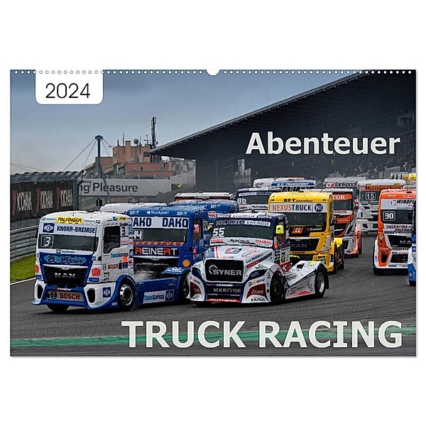 Abenteuer TRUCK RACING (Wandkalender 2024 DIN A2 quer), CALVENDO Monatskalender, Dieter Wilczek