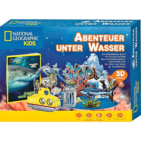 Abenteuer unter Wasser (Kinderpuzzle)