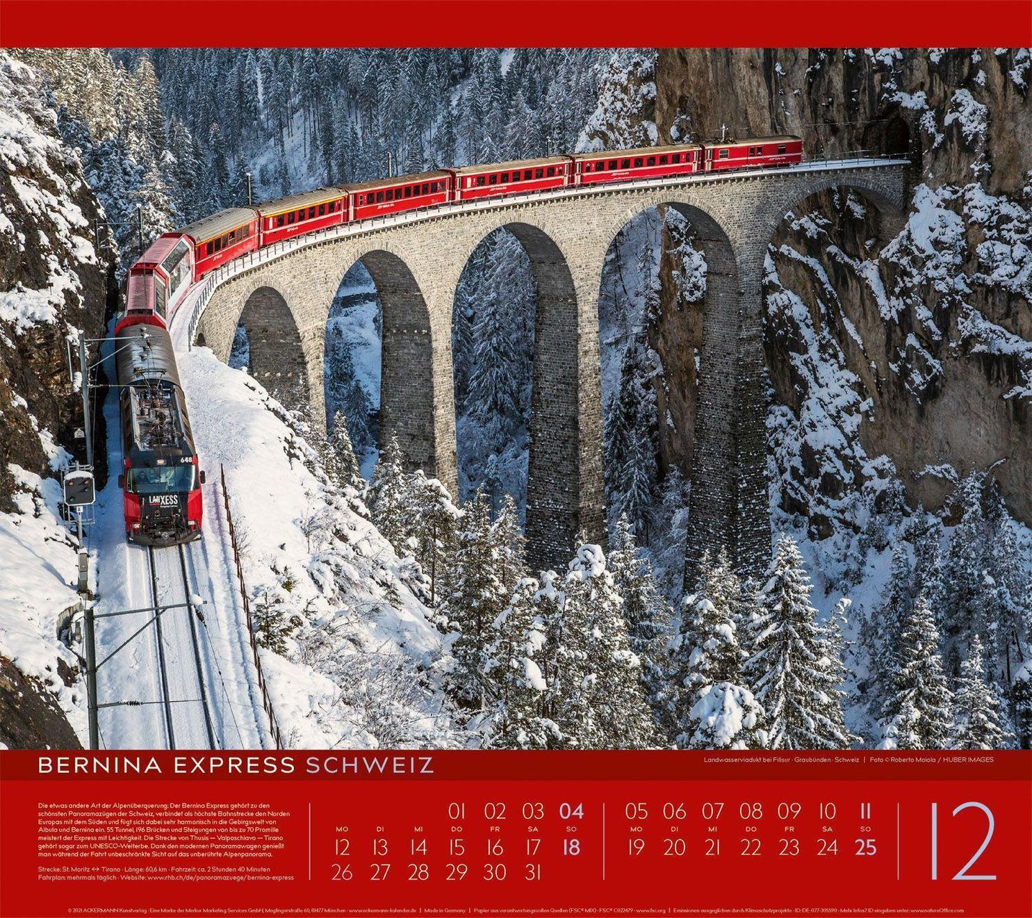 Abenteuer Zugreisen 2022 - Kalender bei Weltbild.ch bestellen