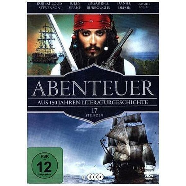 Abenteuerfilme - Die Klassiker der Weltliteratur (8 DVD-Box mit 32 Filmen) DVD-Box