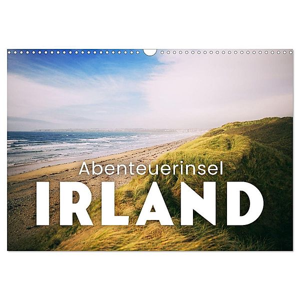 Abenteuerinsel Irland (Wandkalender 2025 DIN A3 quer), CALVENDO Monatskalender, Calvendo, Happy Monkey